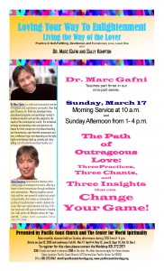 Loving Your Way To Enlightenment flyer for March 17